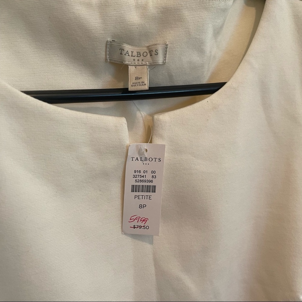 NWT Talbots | Colorblock Sheath Dress - Picture 3 of 6